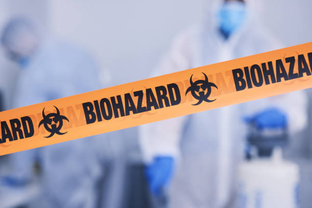 Professional Blood Cleanup technician working in Garden City, GA